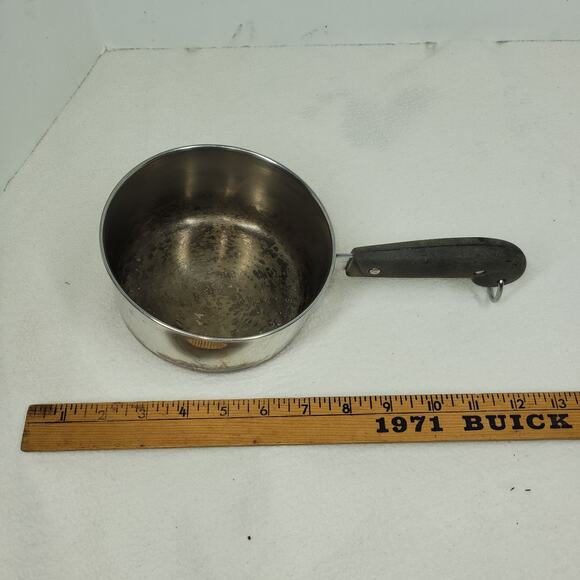 Vintage Paul Revere Ware Saucepan Pan Copper Stainless Steel Cooking Chef Cook - Picture 4 of 16